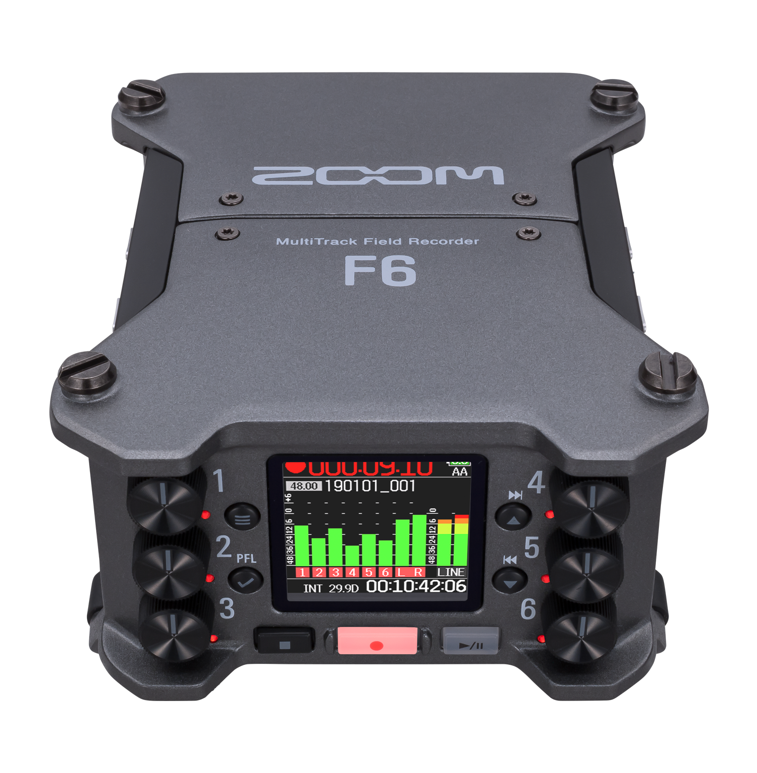 Zoom f6 マルチトラックフィールドレコーダー-