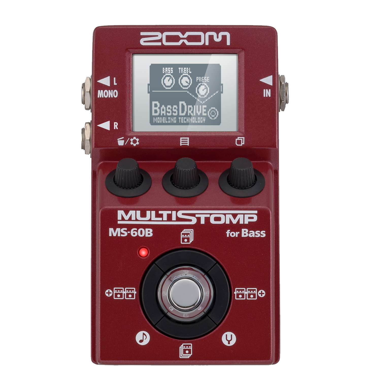 ZOOM MS-60B ズーム ベースエフェクター マルチエフェクター ストンプ