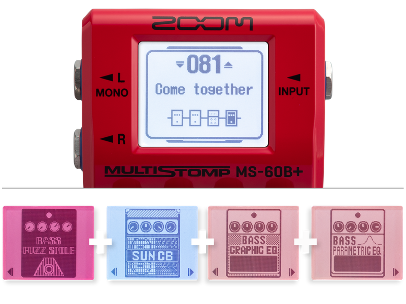 MS-60B+ MultiStomp for Bassists | Buy Now | ZOOM