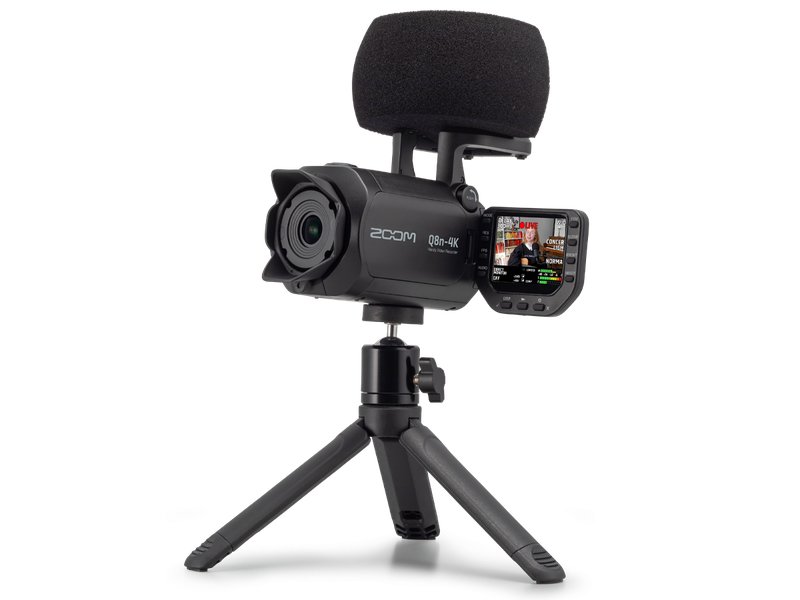 Zoom Q8n-4K Cámara De Video 4K Con Captura de Audio Profesional