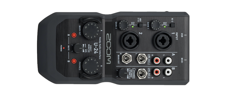 U-24 Handy Audio Interface | ZOOM