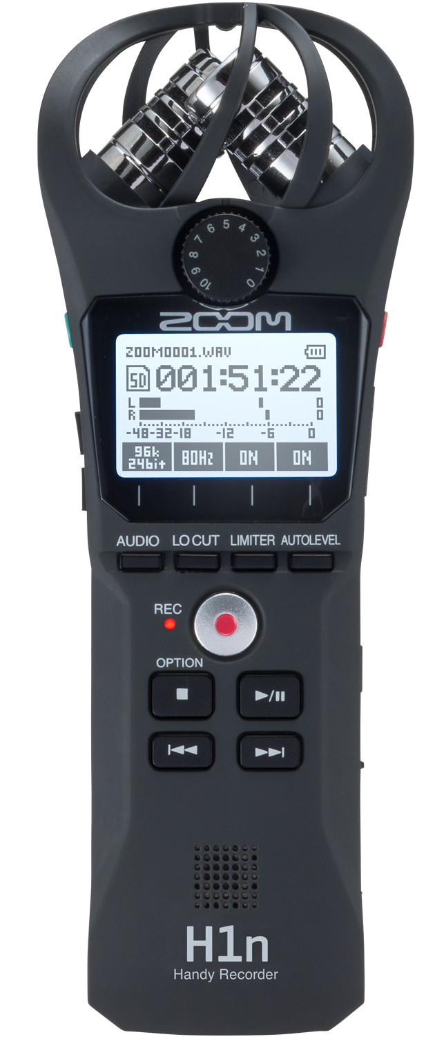 通販激安】ZOOM ズーム H1n シンプル操作の高音質レコーダー DAW・DTM・レコーダー
