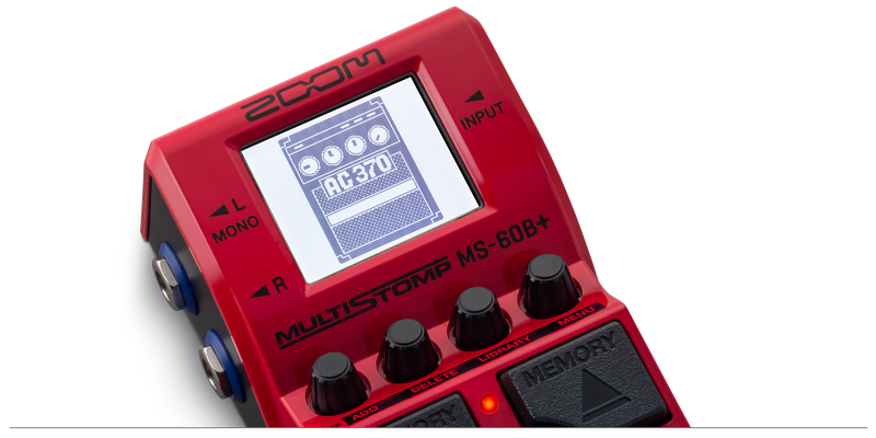 MS-60B+ MultiStomp for Bassists | Buy Now | ZOOM