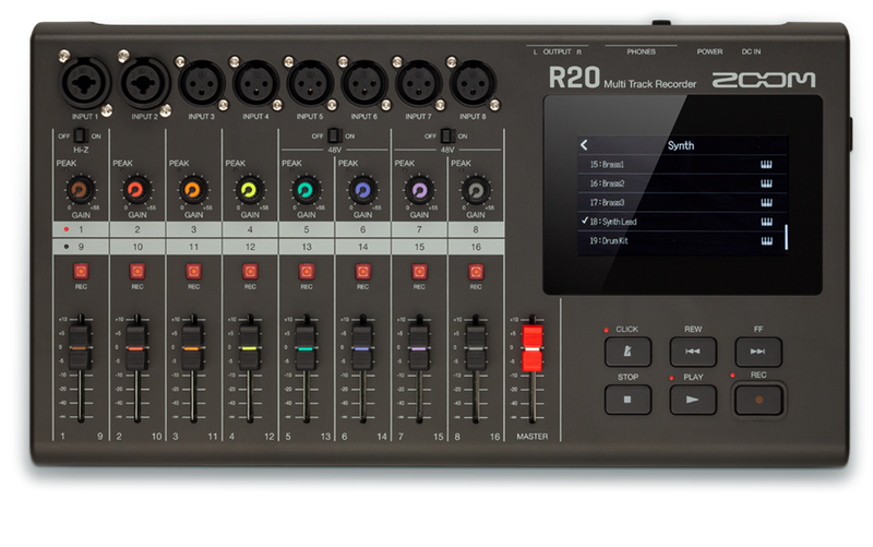 Zoom R20 Portable Multitrack Recorder