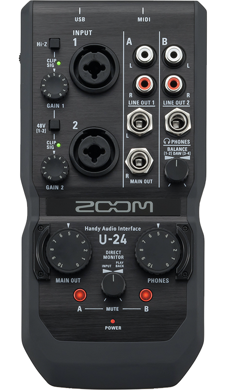 U-24 Audio Interface | Buy Now | ZOOM