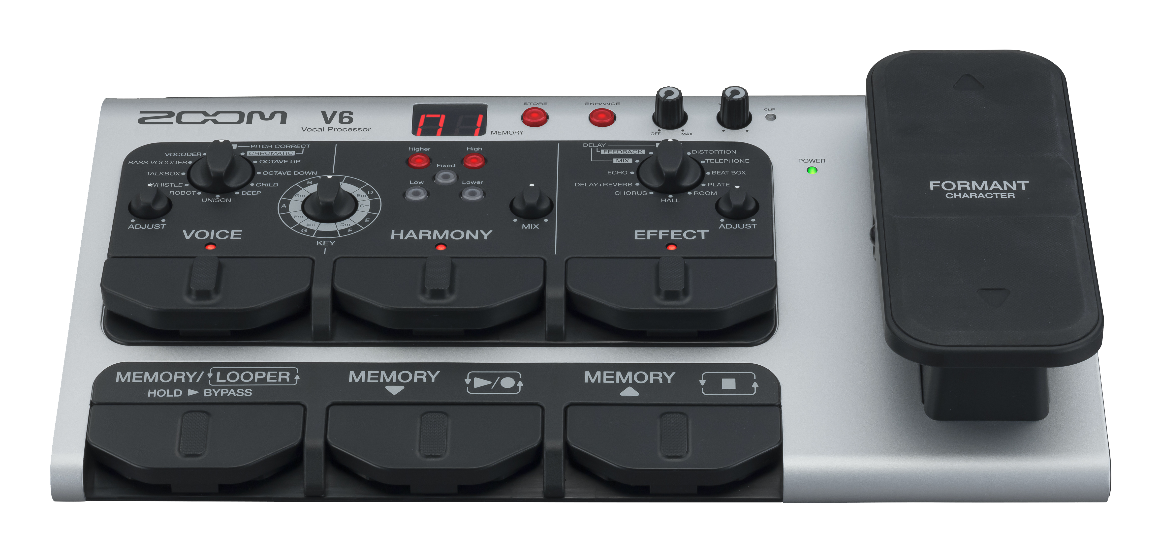 【新作情報】Zoom V6 Vocal processor その他