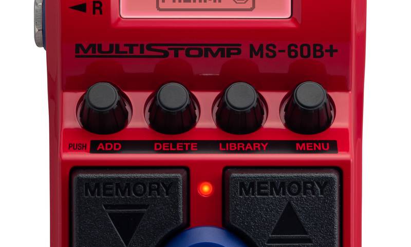 MS-60B+ MultiStomp for Bassists | Buy Now | ZOOM