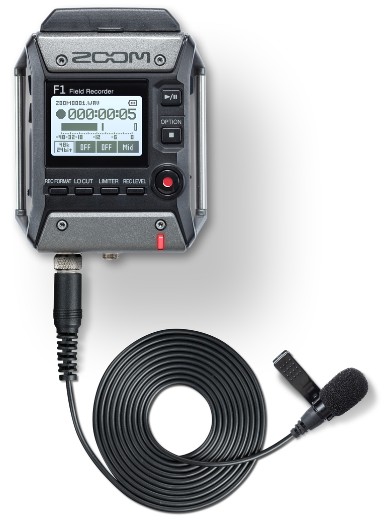 F1-LP Lavalier Mic | Buy Now | ZOOM F1-LP Lavalier Mic | Buy Now | ZOOM