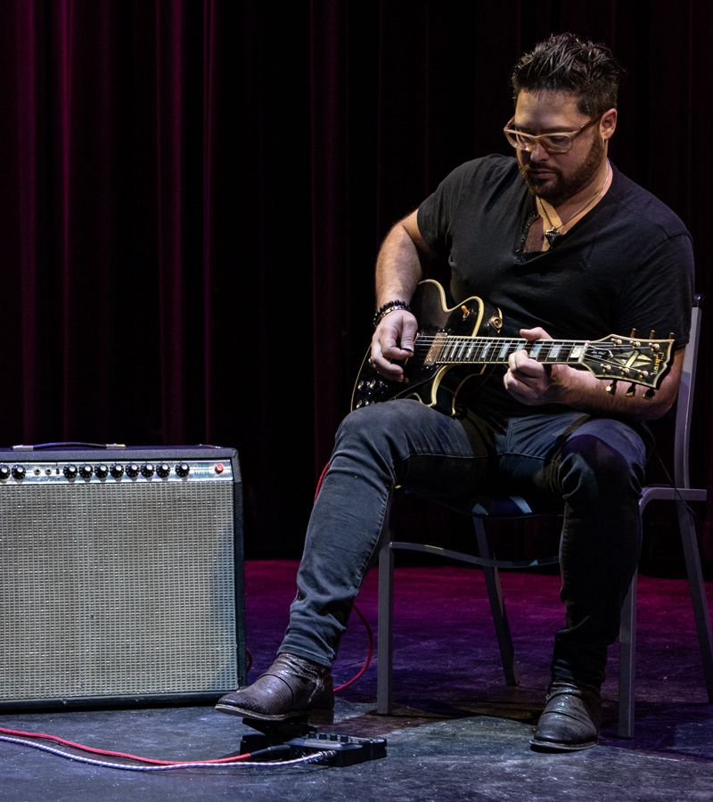 mike on stage with G1 four