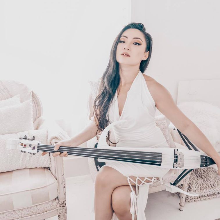 Tina playing Cello
