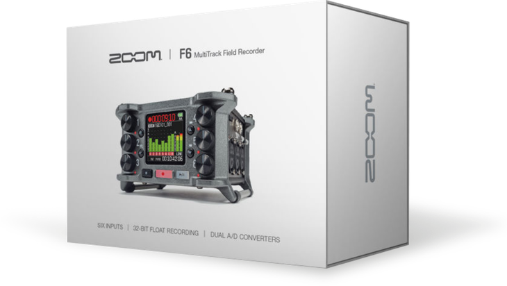 F6 6-Channel Field Recorder | ZOOM