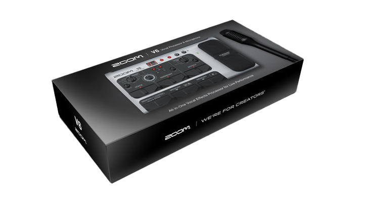 The zoom V6 in a box.