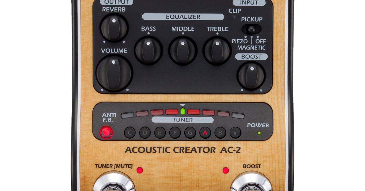 AC-2 Acoustic Pedal | Buy Now | ZOOM