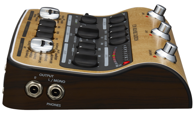 AC-3 pedal right side showing outputs