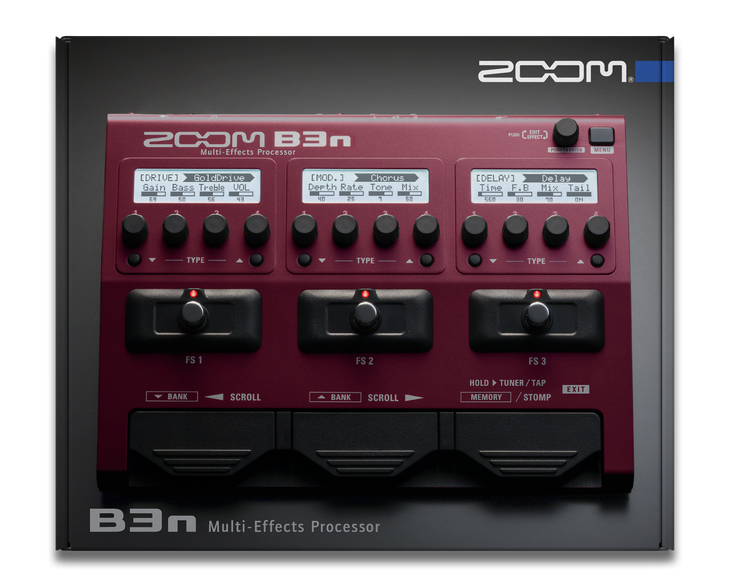 ZOOM B3n Multi-Effects Processor エフェクター