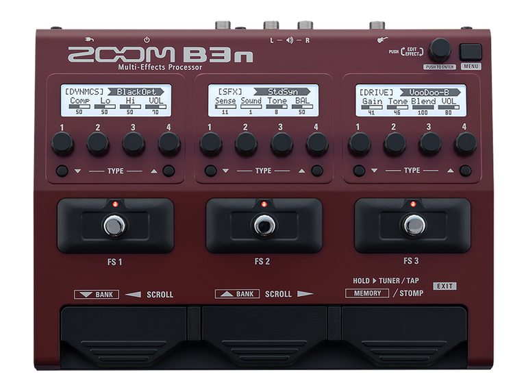 ZOOM B3n ベース用マルチエフェクター