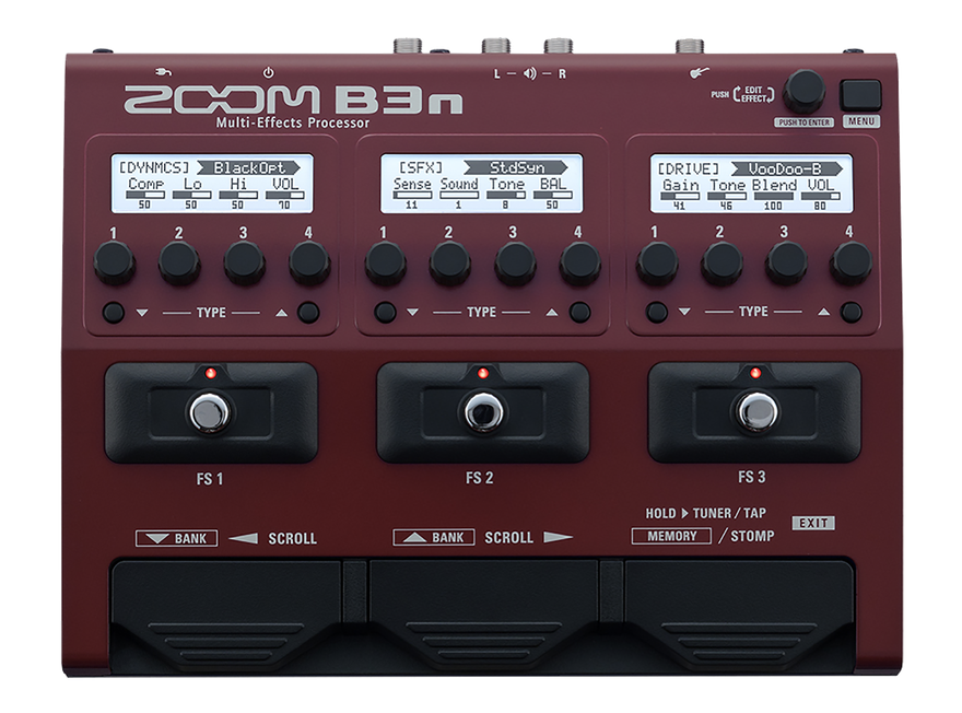 ZOOM B3n ※パッチ更新済 Zoom B3n: Updating the Firmware - YouTube