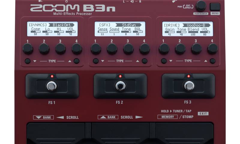 ZOOM B3n Multi-Effects Processor エフェクター