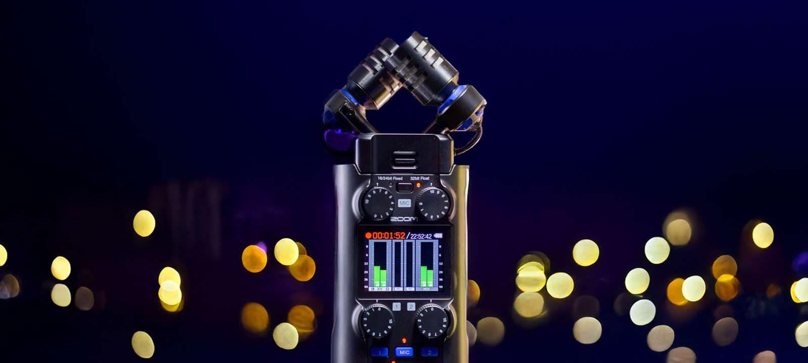 The Zoom P8 being used by podcasters