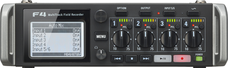 フィールドでも宅録でも活躍！ZOOM F4-