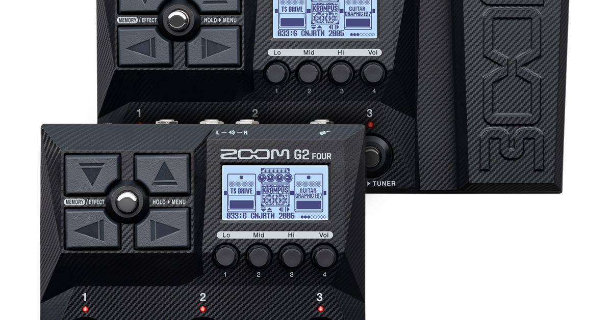G2FOUR & G2X FOUR Effects & Amp Emulator | ZOOM