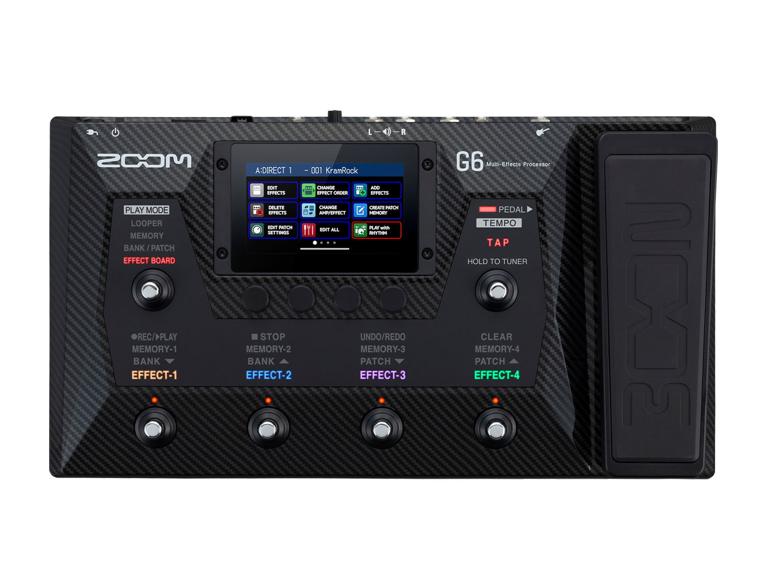 【メーカー直売】 G6 Guitar Processor | Buy Now | ZOOM ギター
