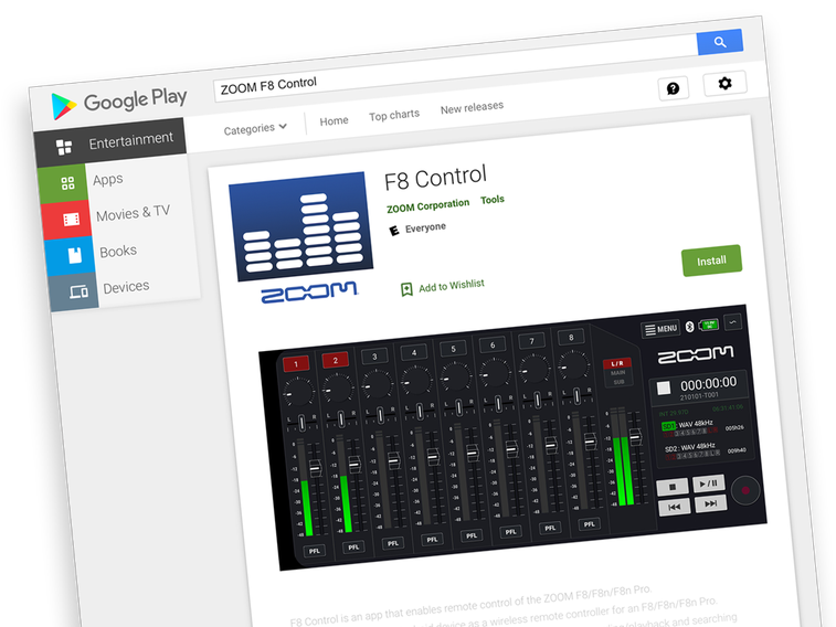 F8 Control on Google Play