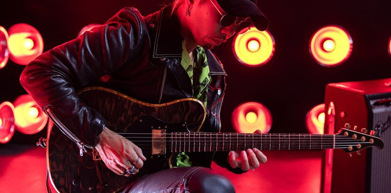 OverDriveを演奏しているところ