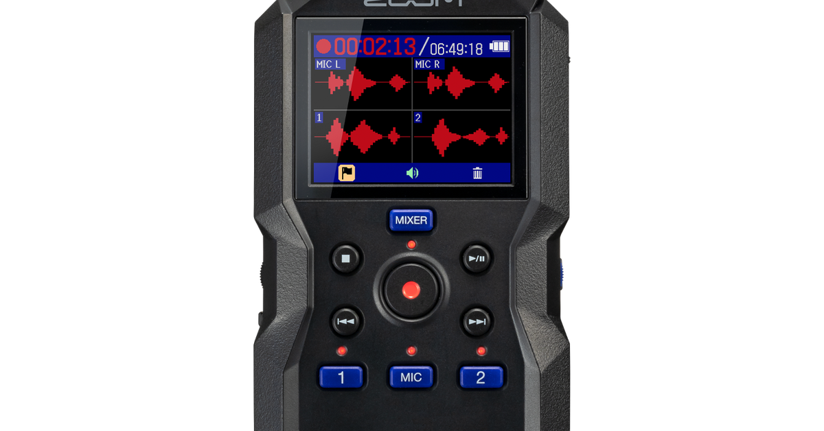 XLR入力搭載！4トラック32bitフロート H4essential | ZOOM | ZOOM