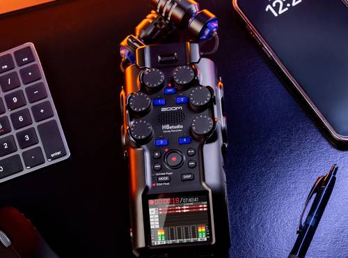 H6studio surrounded by RF-emitting electronics