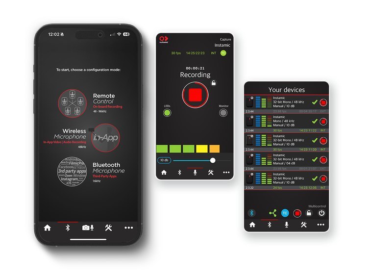 Remote Instamic App on iOS