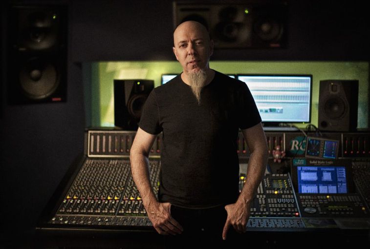 Jordan rudess in his studio