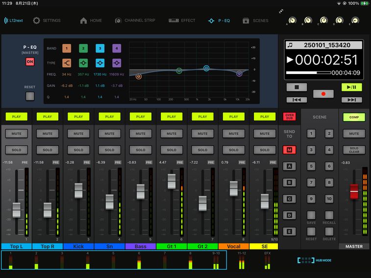 L12next Control app screenshot