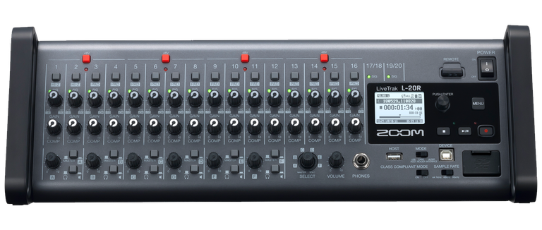 ユナイテッドトウキョウ ZOOM LiveTrak L-20R デジタルミキサー