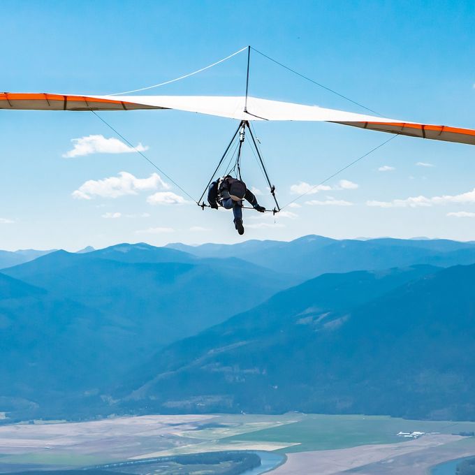 hang glider using an F2