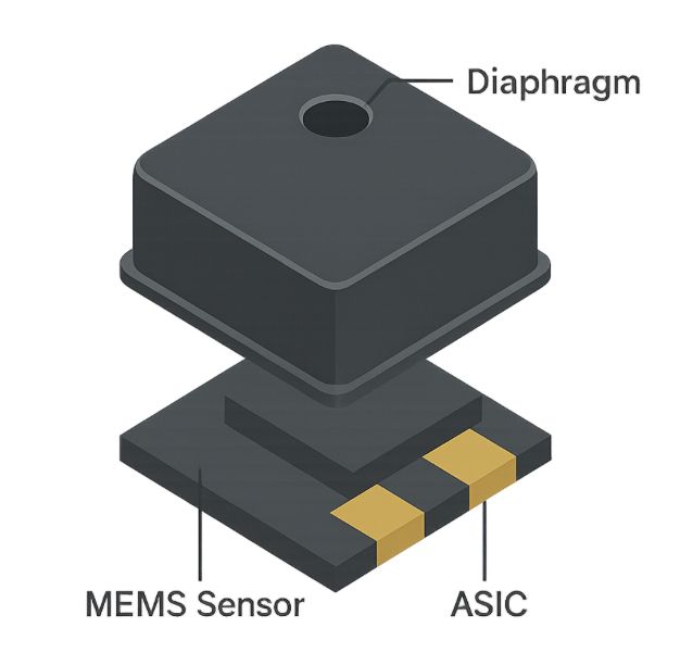 MEMS Microphone Technology Diagram