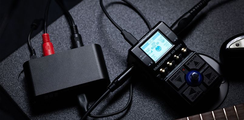MS-80IR+ in use with USB-MIDI converter and controller