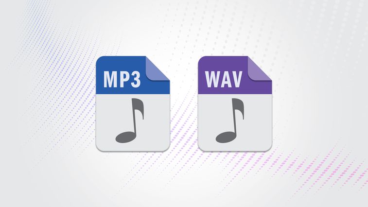 Image of MP3 and WAV files