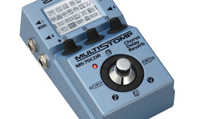 MS-70CDR MultiStomp Chorus / Delay / Reverb Pedal | ZOOM