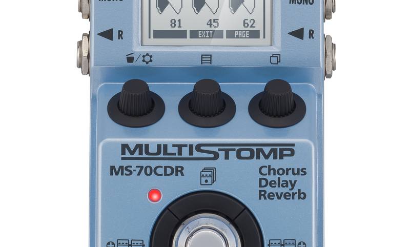 MS-70CDR MultiStomp Chorus / Delay / Reverb Pedal | ZOOM