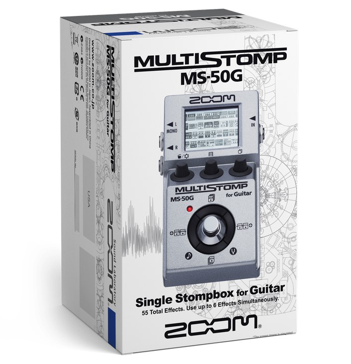 ZOOM MS-50G+ MULTISTOMP新品未開封です