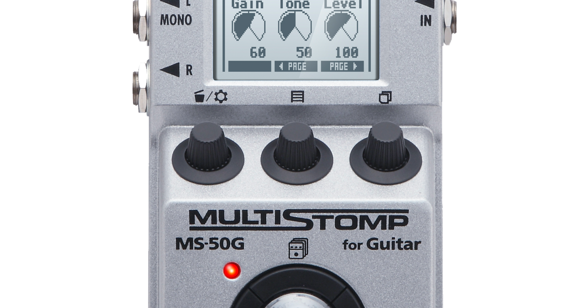 MS-50G MultiStomp Guitar Pedal | ZOOM