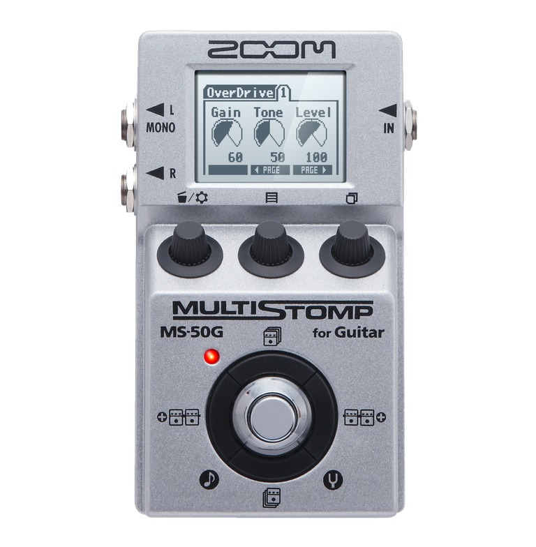 最新作格安未使用品・ZOOM・MS-50G-I・MultiStomp・ Gold Limited・限定品ゴールド・イシバシ器オリジナル マルチエフェクター