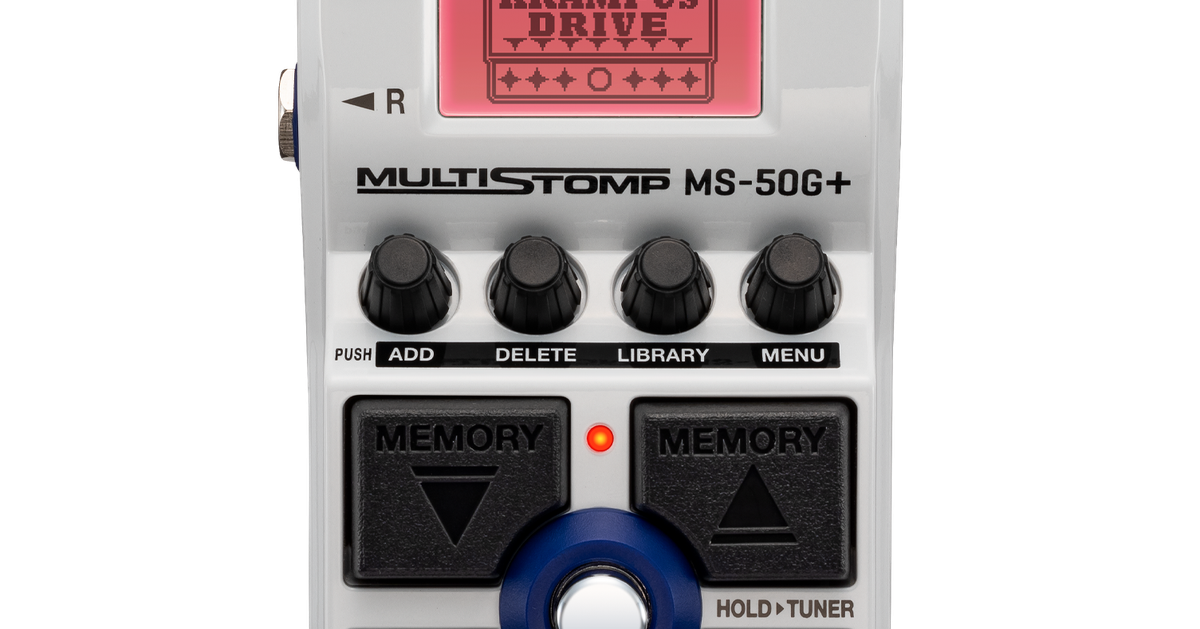 MS-50G+ MultiStomp for Guitarists | Buy Now | ZOOM