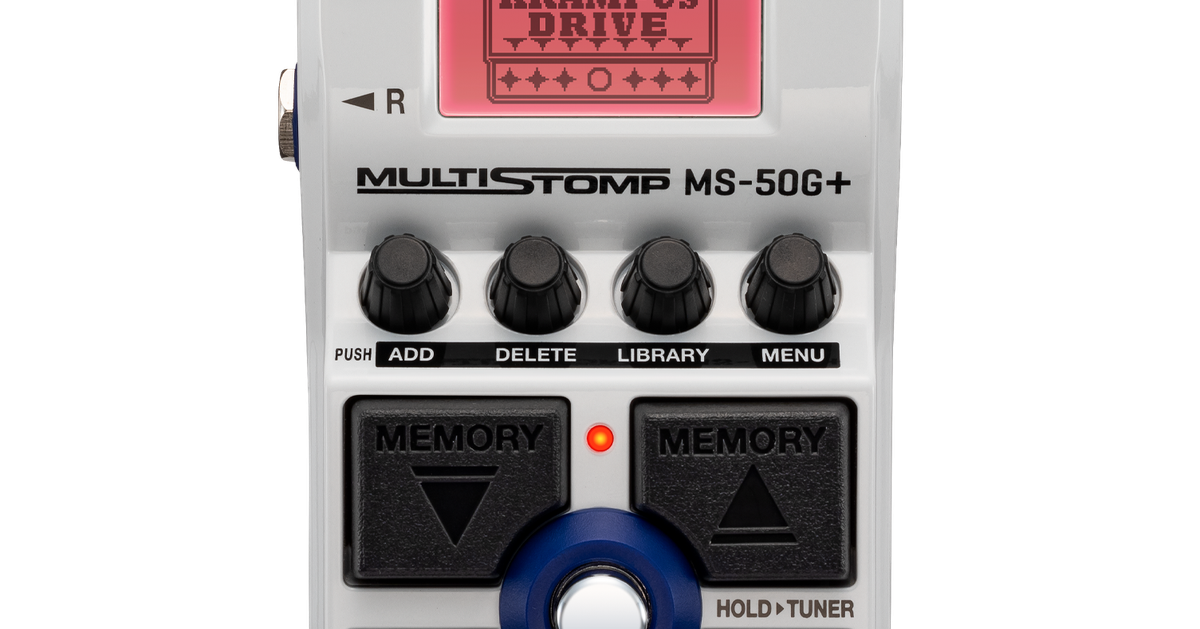 MS-50G+ MultiStomp for Guitarists | Buy Now | ZOOM