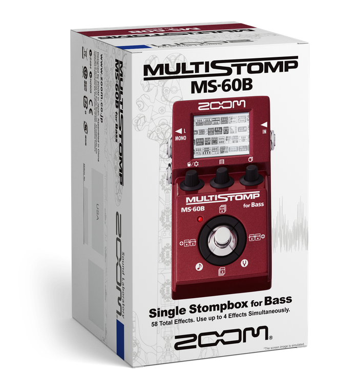 MS-60B MultiStomp Bass Pedal | ZOOM