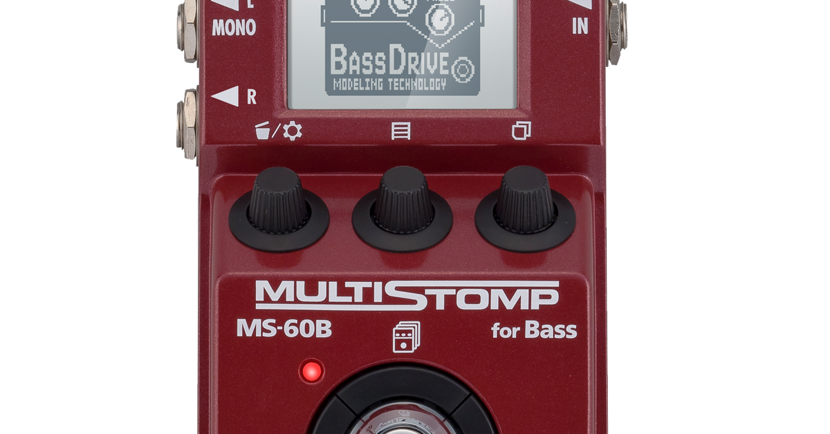 MS-60B MultiStomp Bass Pedal | ZOOM