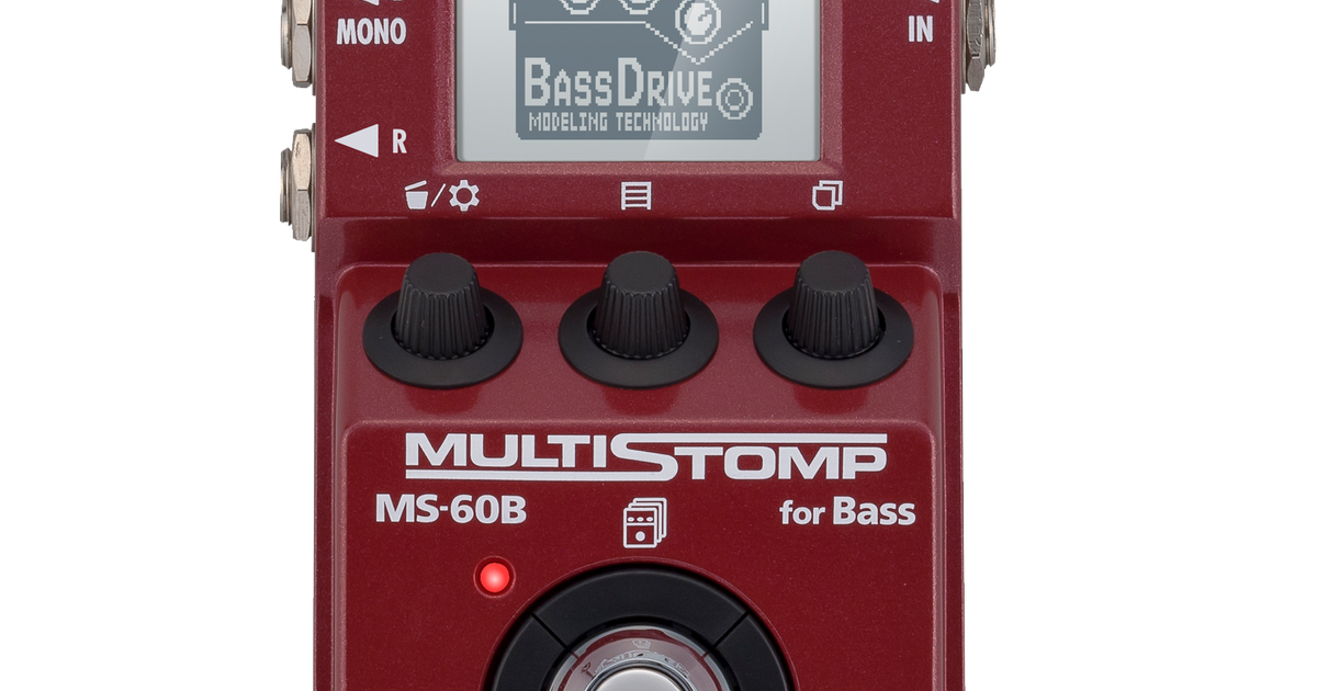 MS-60B MultiStomp Bass Pedal | ZOOM