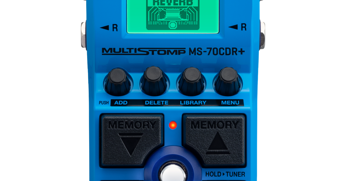 MS-70CDR+ MultiStomp for Guitarists | Buy Now | ZOOM