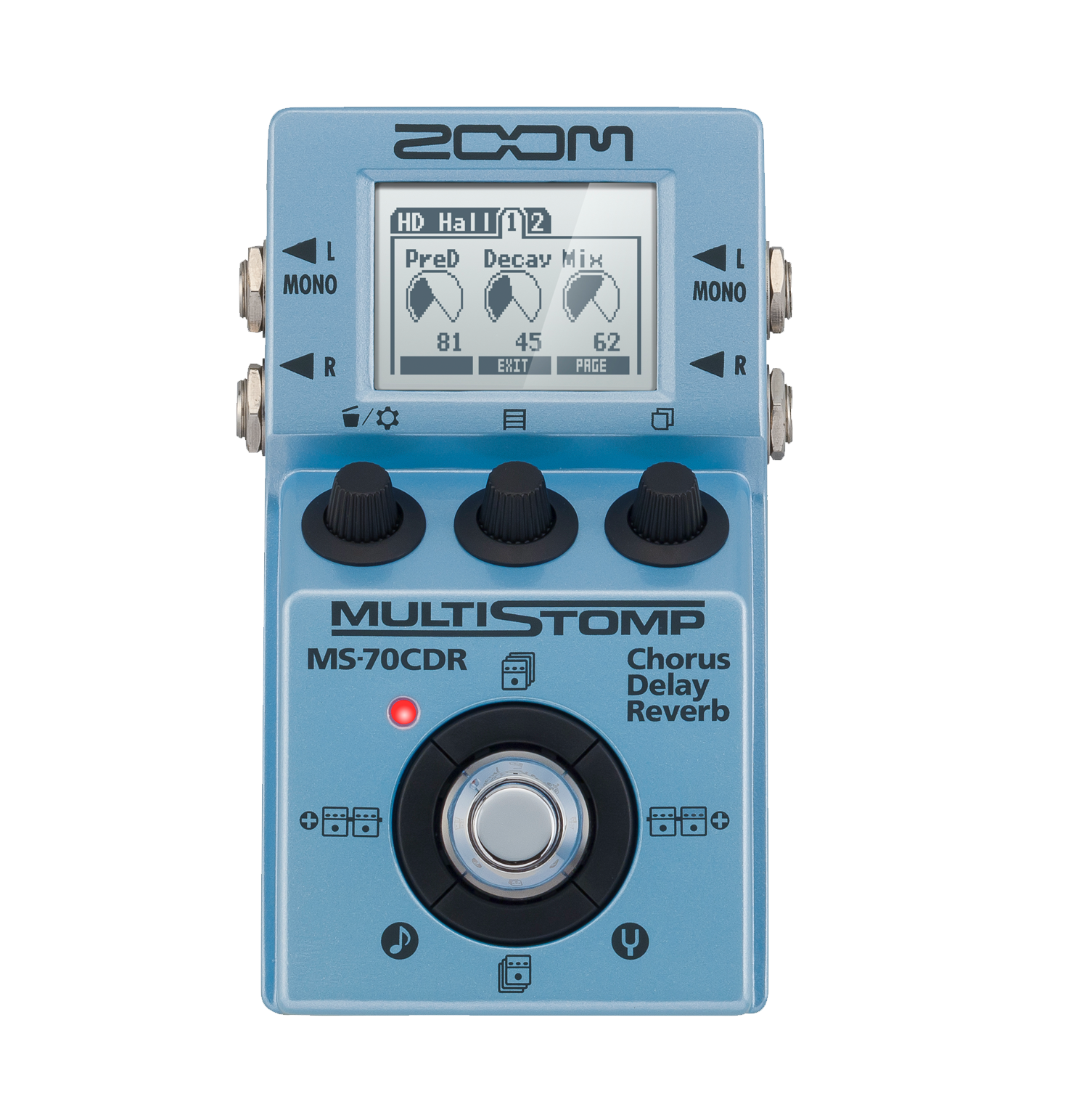 MS-70CDR+ MultiStomp for Guitarists | Buy Now | ZOOM